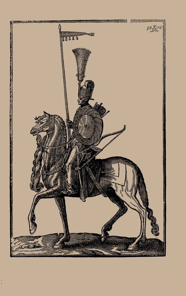 Detail of Sipahi, End of 16th cen by Anonymous