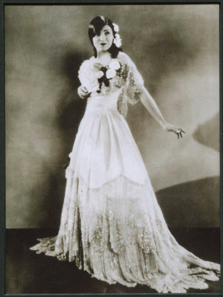 Detail of Rosa Ponselle as Violetta in Opera La Traviata by Giuseppe Verdi, 1931 by Anonymous