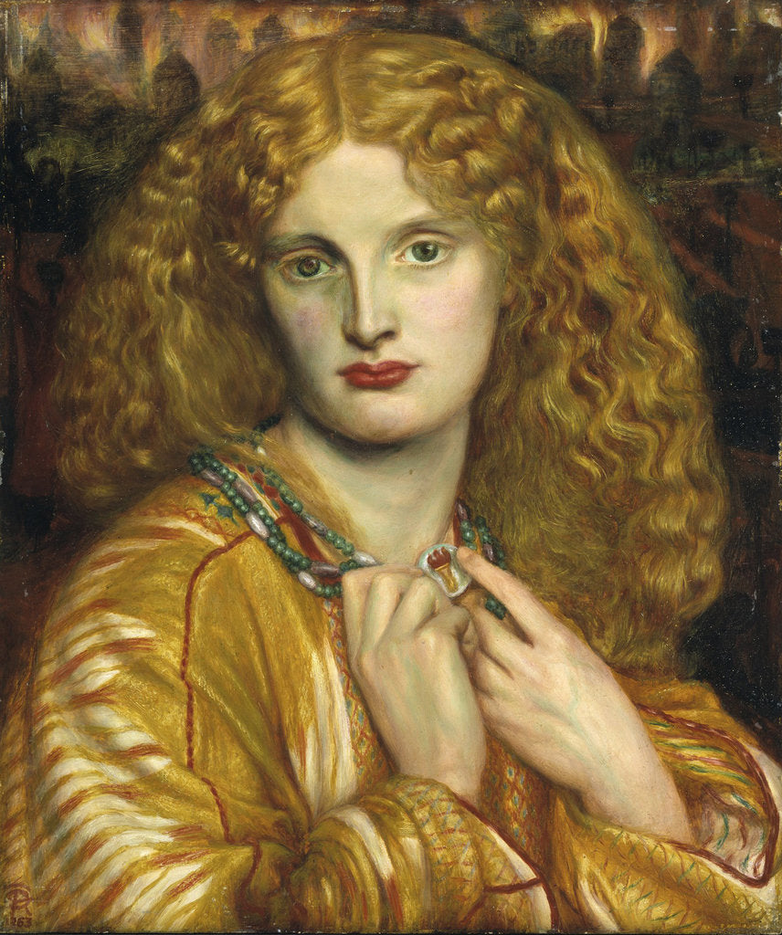 Detail of Helen of Troy, 1863 by Anonymous