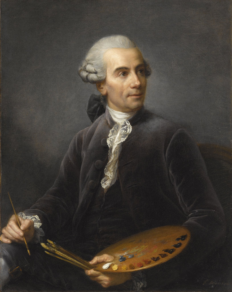 Detail of Portrait of Joseph Vernet, 1778 by Anonymous