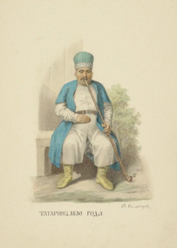 Detail of Kazan Tatar Man of 1830 by Anonymous