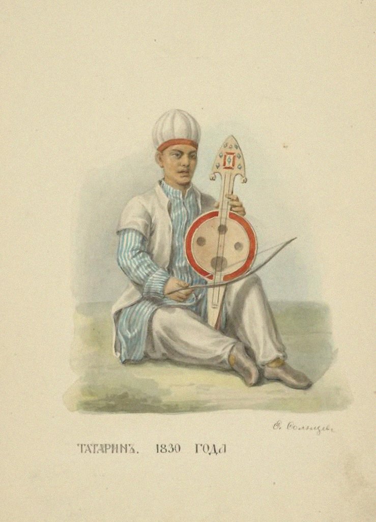 Detail of Tatar Man of 1830 by Anonymous