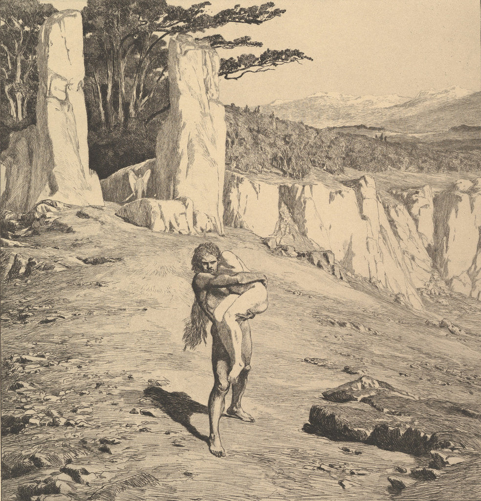 Detail of Adam, Opus III, From: Eve and the Future, 1898 by Anonymous