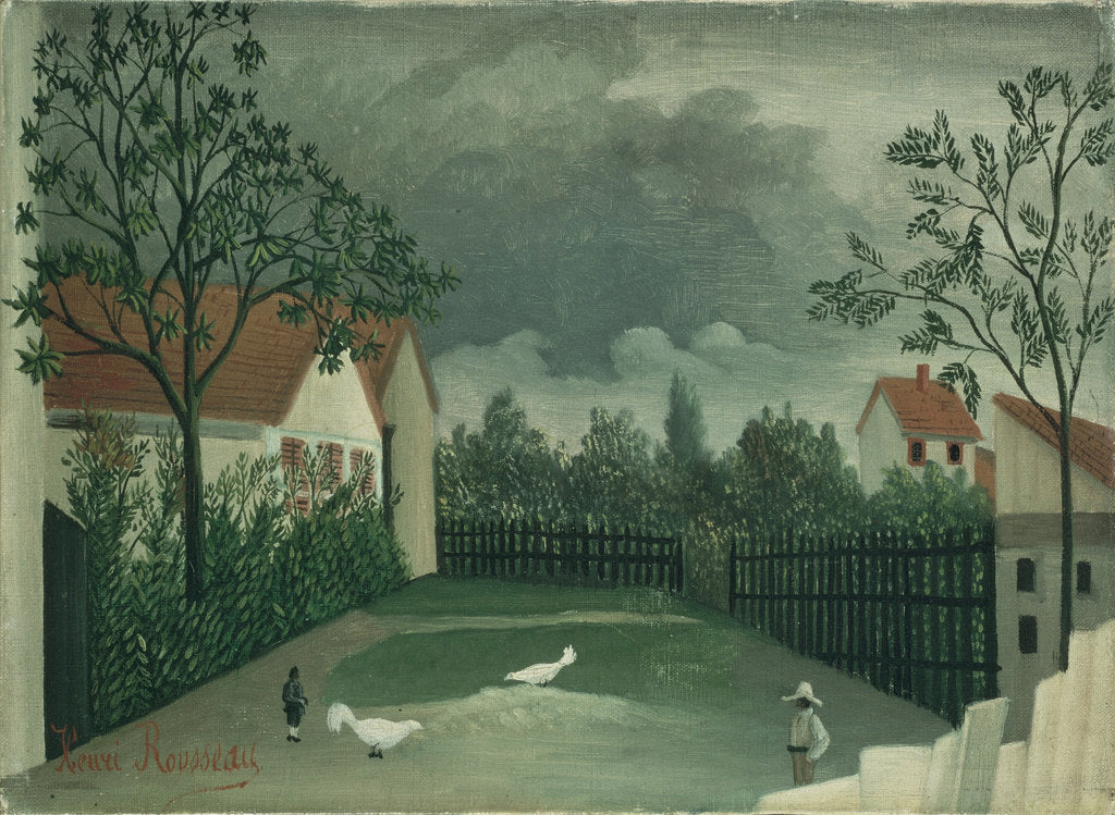 Detail of The Poultry Yard, 1896-1898 by Anonymous