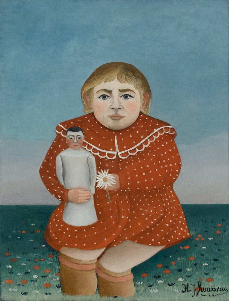 Detail of Child With A Doll, ca 1904 by Anonymous