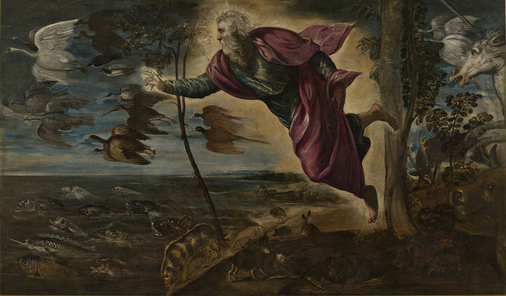 Detail of The Creation of the Animals, 1550-1552 by Anonymous
