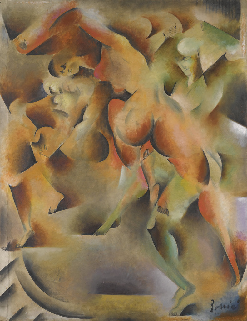Detail of Nude dancers, c. 1913 by Anonymous