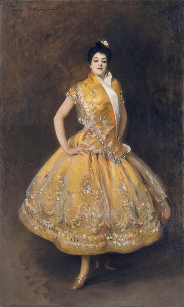 Detail of La Carmencita, 1890 by Anonymous