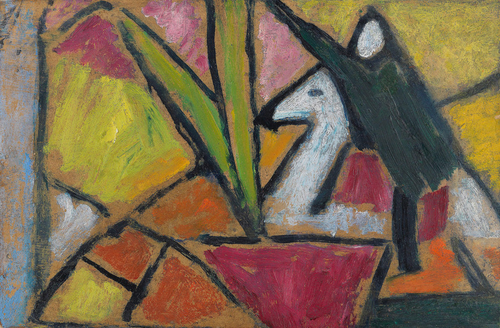 Detail of Untitled, fragment (Still Life with green Reiter), 1908 by Anonymous