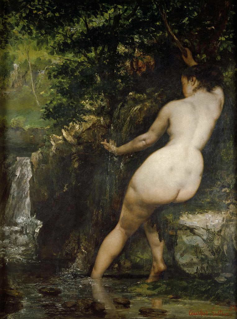 Detail of La source, 1868 by Anonymous
