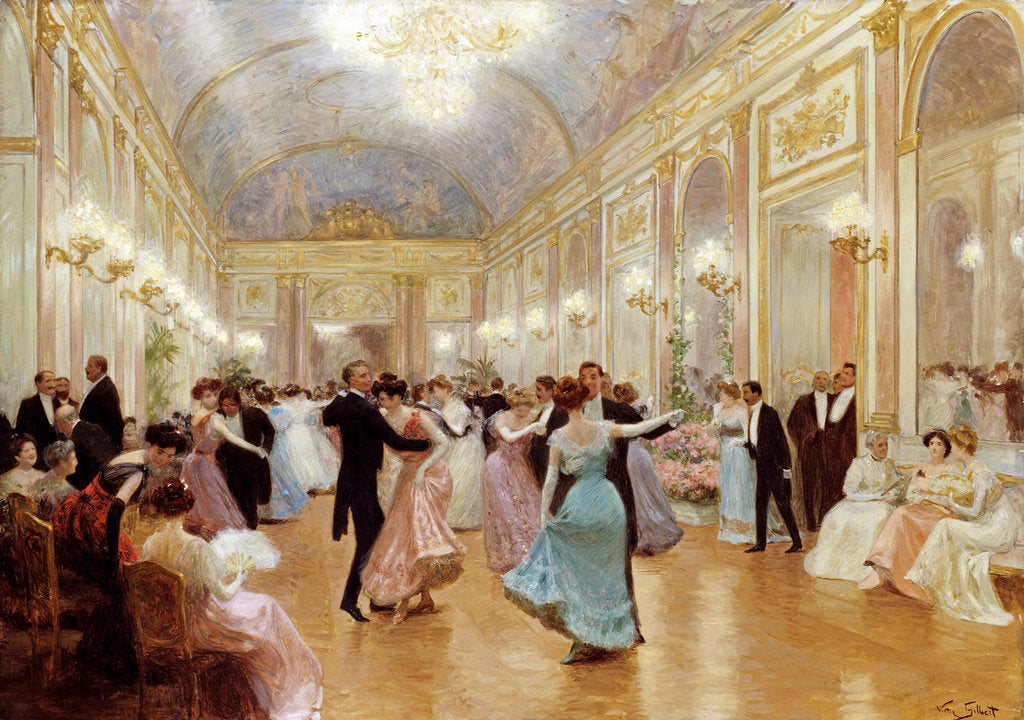 Detail of An Elegant Soirée, by Anonymous