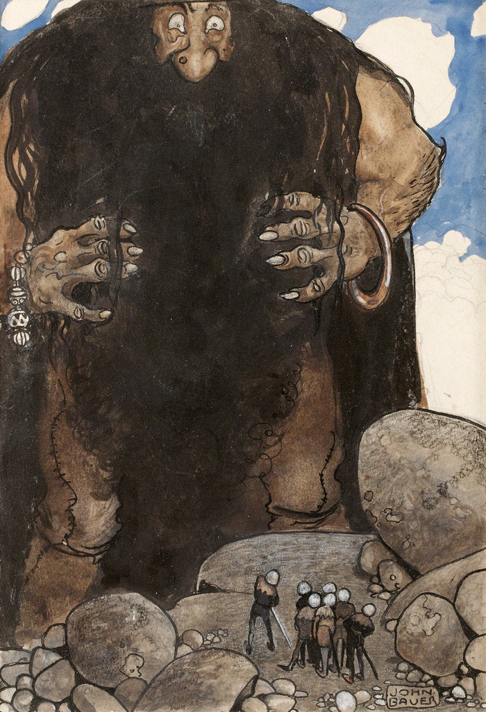 Detail of Stormjätten, jordskakaren, by Anonymous