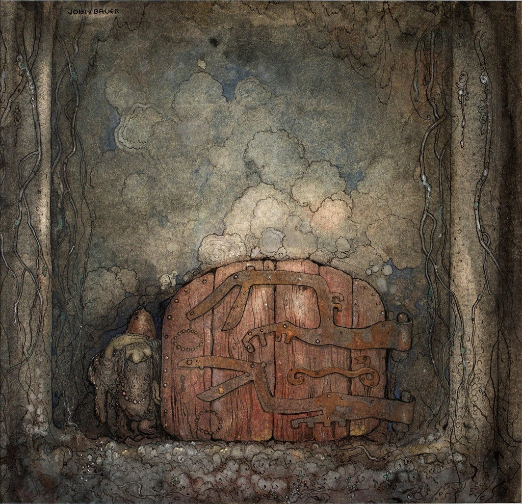 Detail of Bergaporten, 1918 by Anonymous