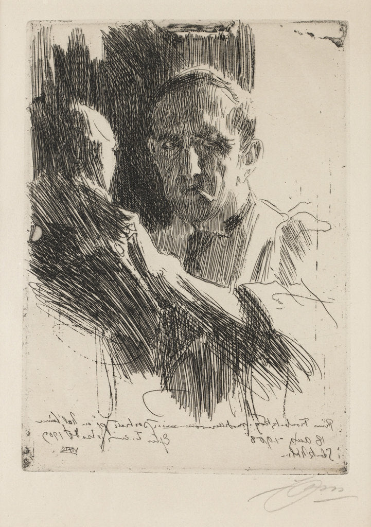 Detail of Portrait of the Sculptor Prince Paolo Troubetzkoy, 1909 by Anonymous