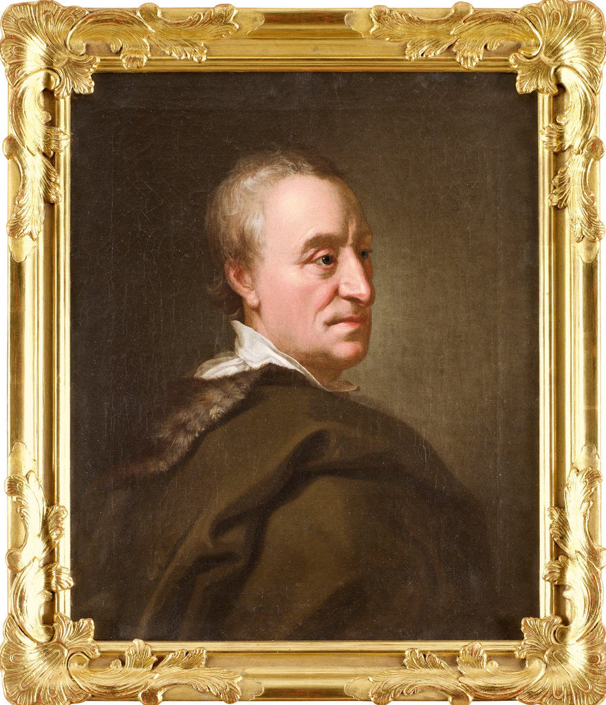 Detail of Portrait of Christopher Polhem, by Anonymous