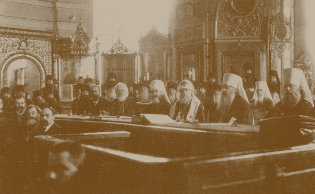 Detail of Local Council of the Russian Orthodox Church, 1917 by Anonymous
