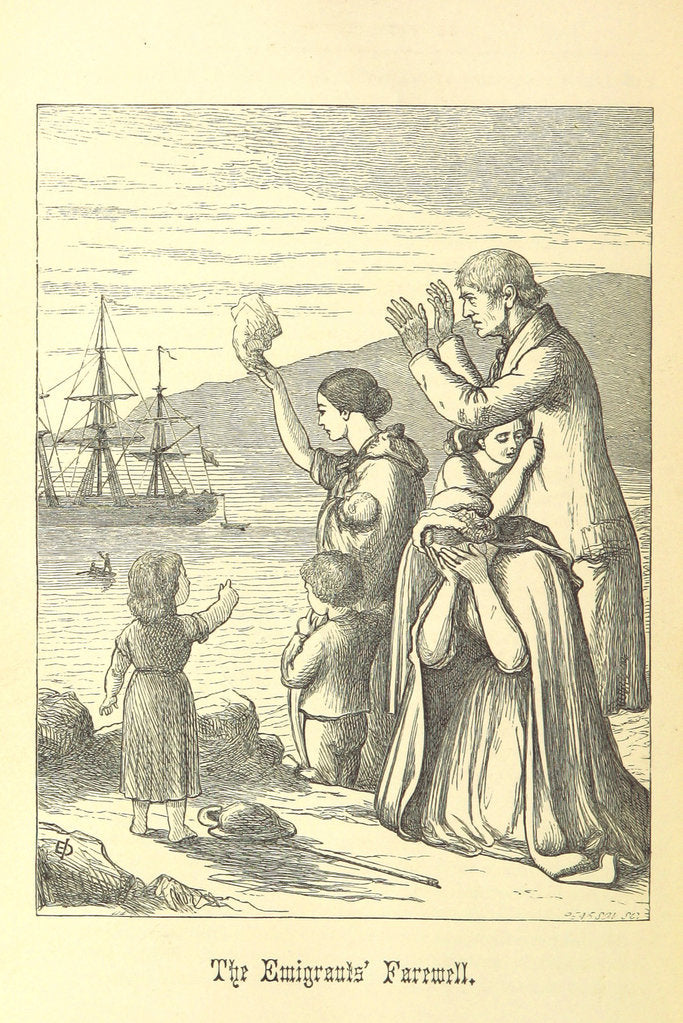 Detail of Emigrants Leave Ireland by Anonymous
