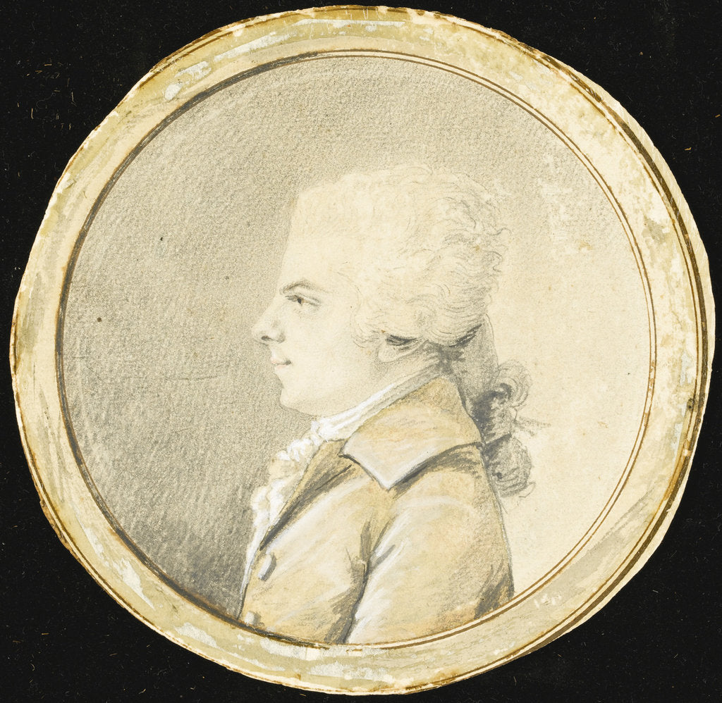Detail of Wolfgang Amadeus Mozart, ca 1778 by Anonymous