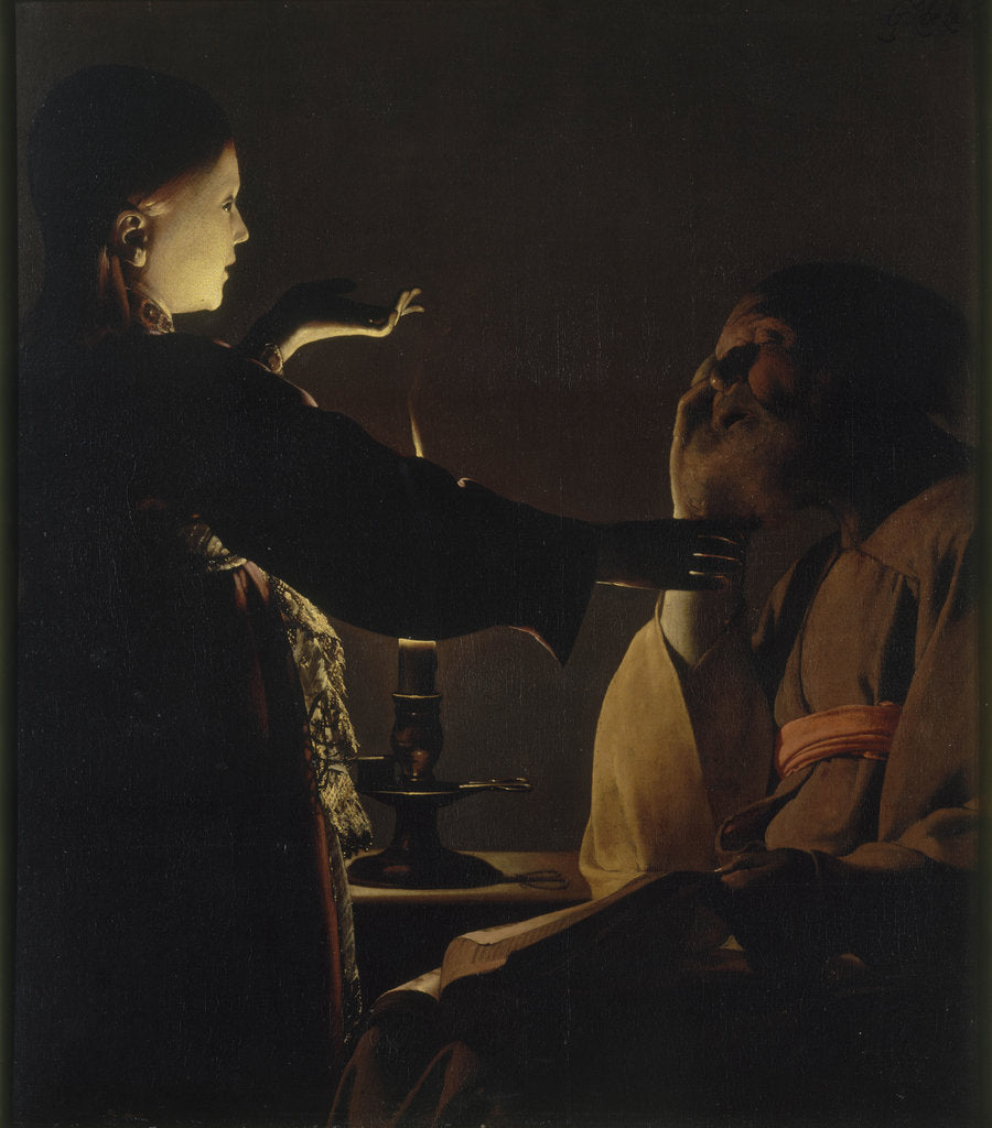 Detail of The Apparition of the Angel to Saint Joseph, c. 1640 by Anonymous