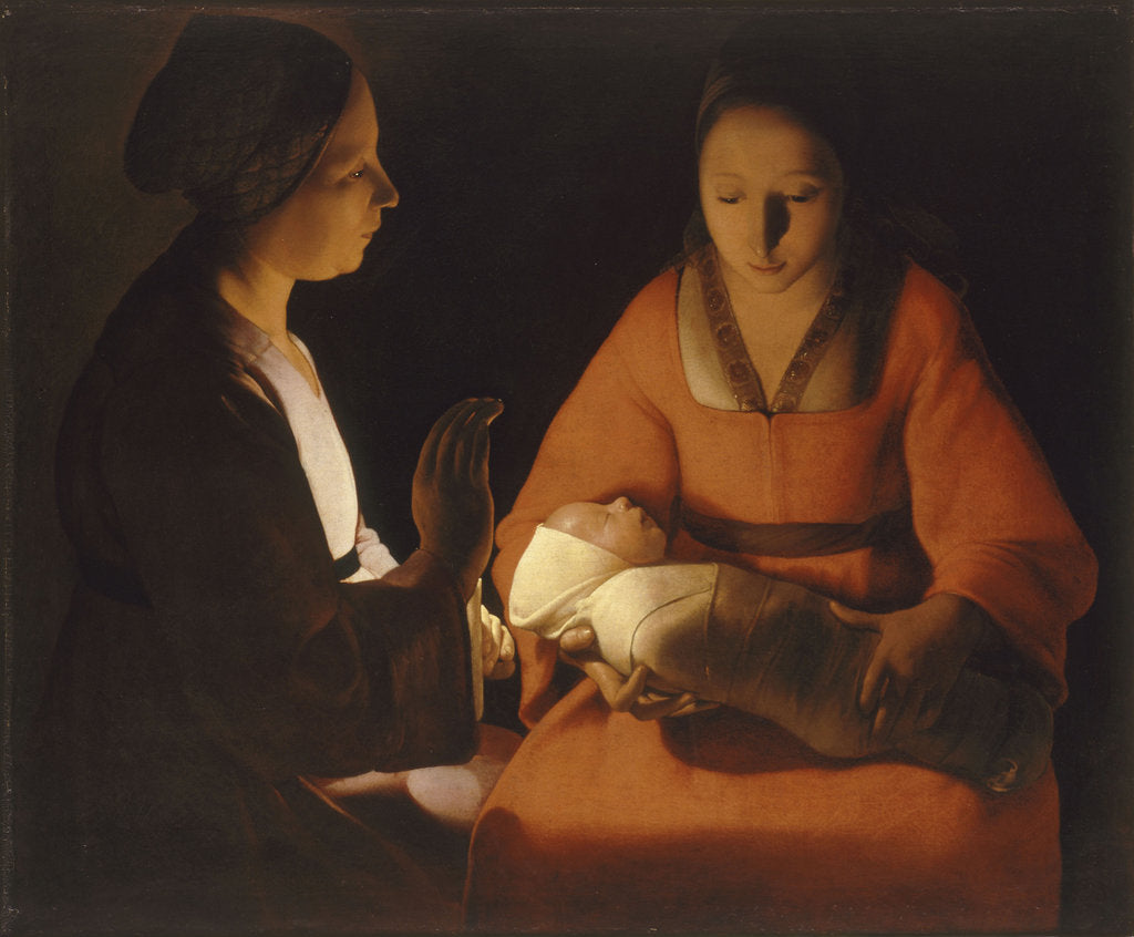 Detail of The newborn Child, c. 1647-1648 by Anonymous