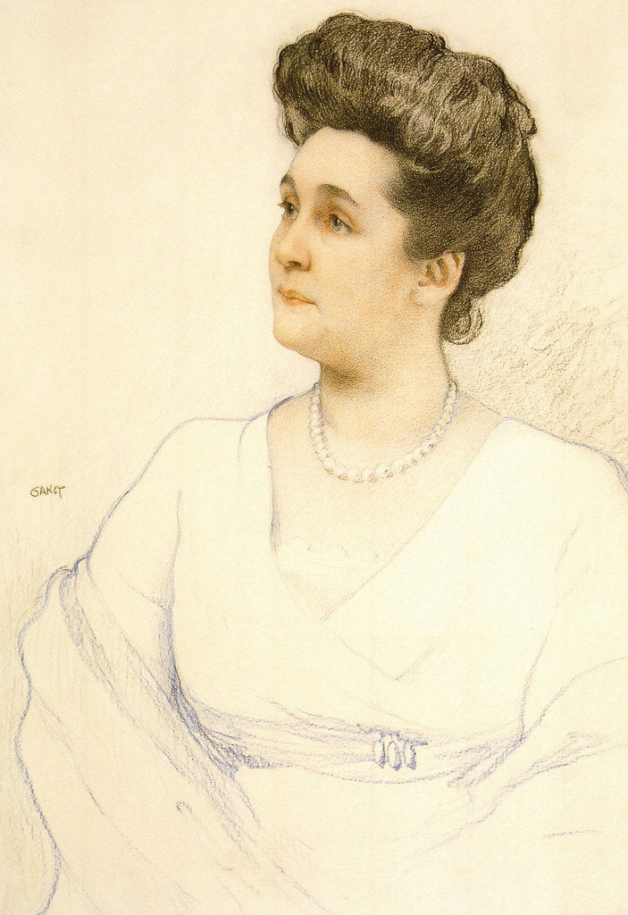 Detail of Portrait of Elena Ivanovna Nabokova, 1910 by Anonymous