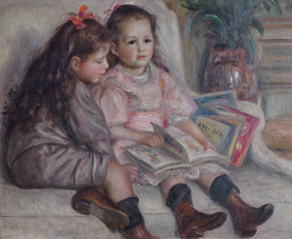 Detail of Jean and Geneviève, Martial Caillebottes children, 1895 by Anonymous