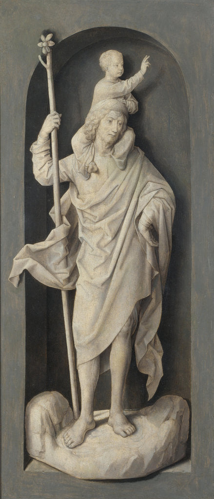 Detail of Saint Christopher, ca 1478 by Anonymous