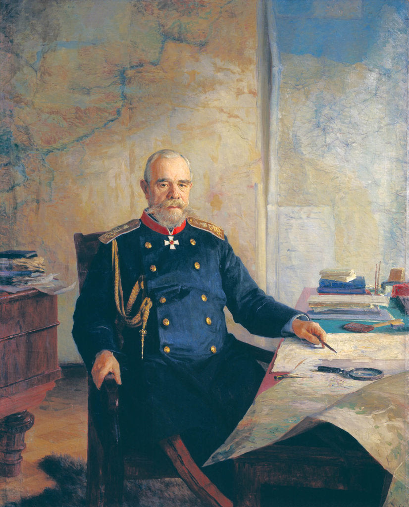 Detail of Portrait of General Nikolai Nikolayevich Obruchev, 1898 by Anonymous