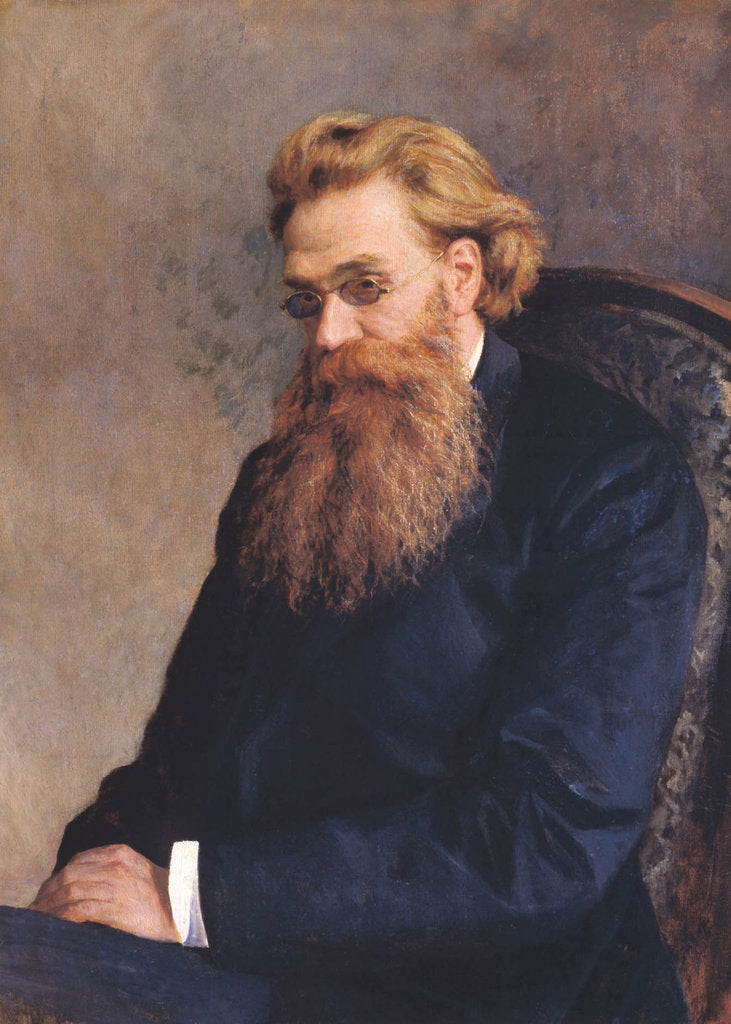 Detail of Portrait of Alexander Yakovlevich Gerd, c. 1888 by Anonymous