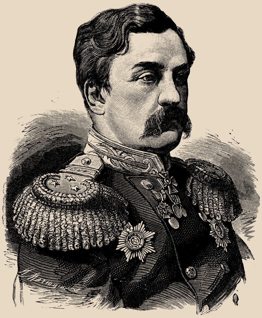 Detail of Portrait of General Prince Alexei Ivanovich Shakhovskoy, 1878 by Anonymous
