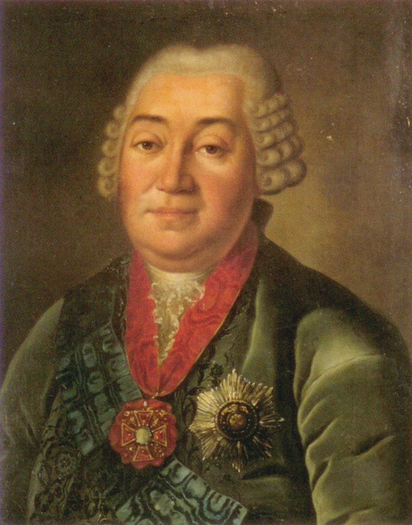 Detail of Portrait of Prince Yakov Petrovich Shakhovskoy by Anonymous