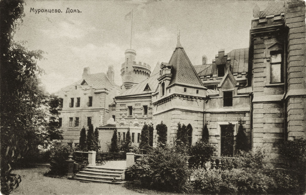 Detail of Manor house at the Muromtsevo Estate, after 1904 by Anonymous