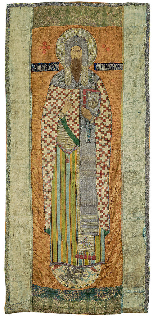 Detail of Enlightener Theodore, bishop of Rostov and Suzdal, 1581 by Anonymous