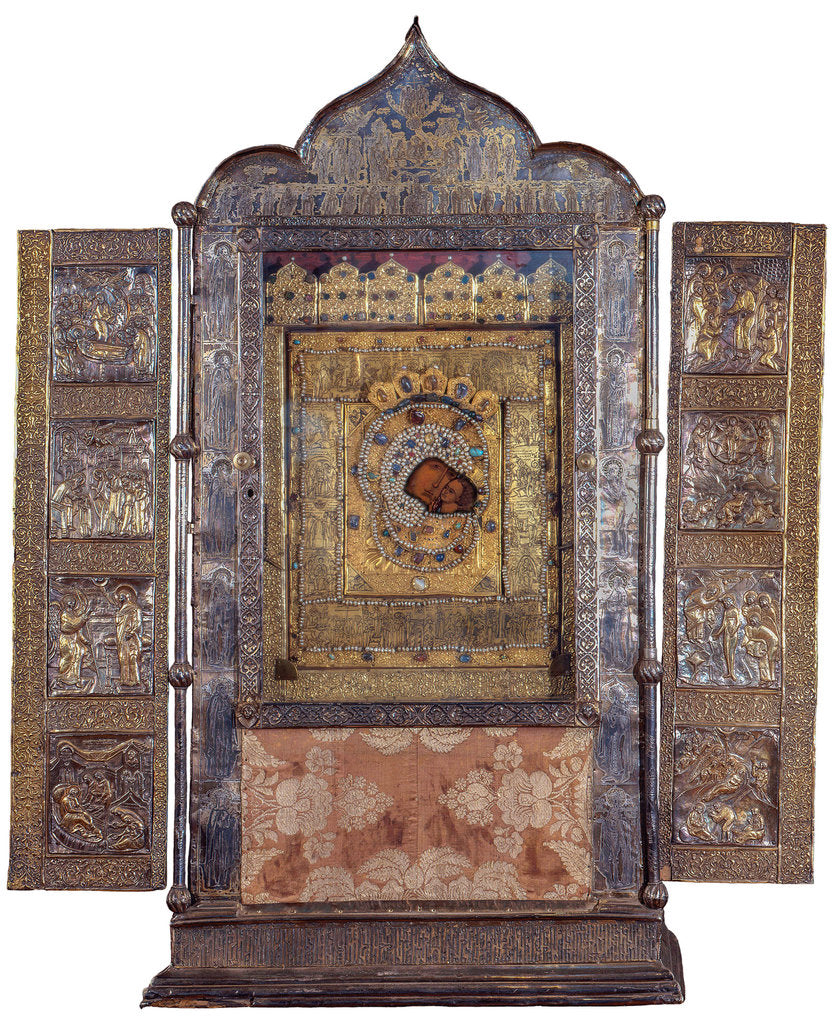 Detail of Our Lady of Korsun (Korsunskaya), First Half of 16th cen by Anonymous