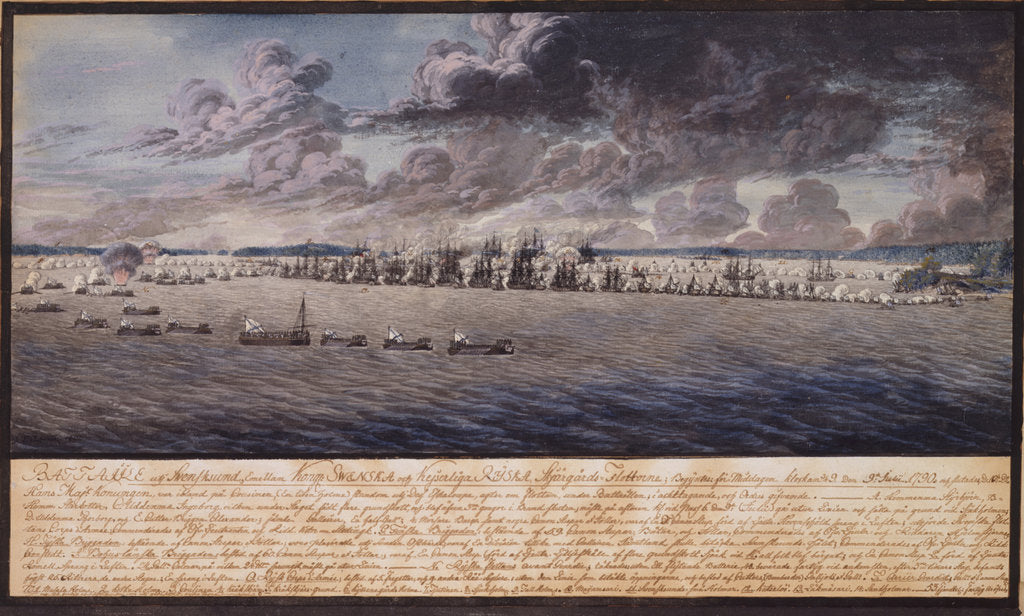 Detail of Second Russo-Swedish Battle of Svensksund on 10 July 1790, 1803 by Anonymous