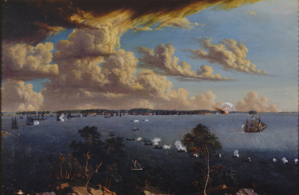 Detail of Second Russo-Swedish Battle of Svensksund on 10 July 1790, 1792 by Anonymous