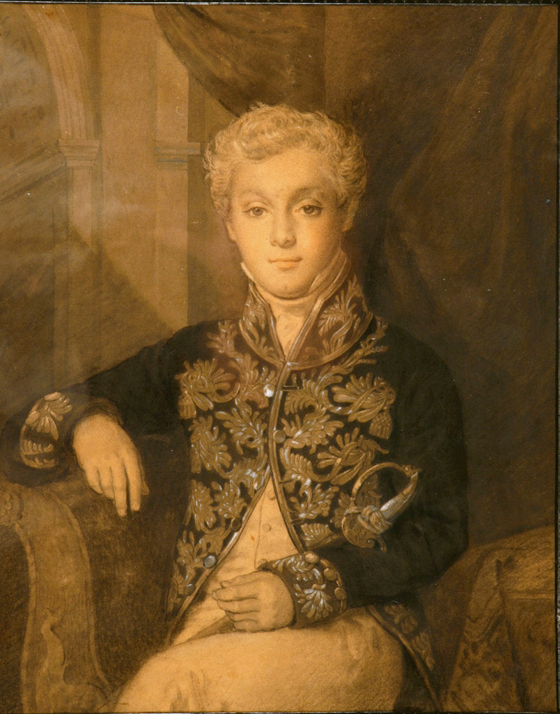 Detail of Portrait of Prince Lopukhin, 1800s by Anonymous