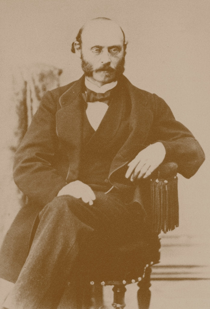 Detail of Portrait of the Composer Léon Minkus, ca 1865 by Anonymous