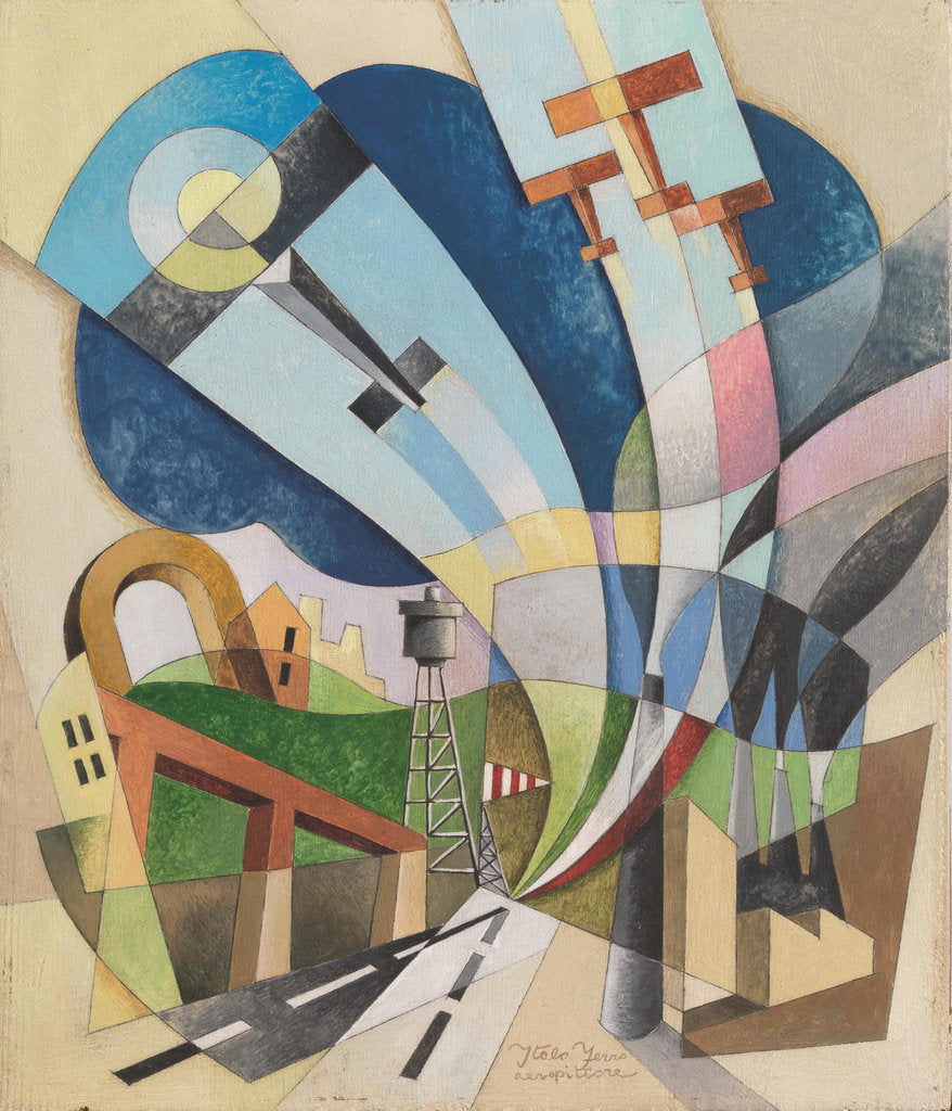 Detail of Aeropittura by Anonymous