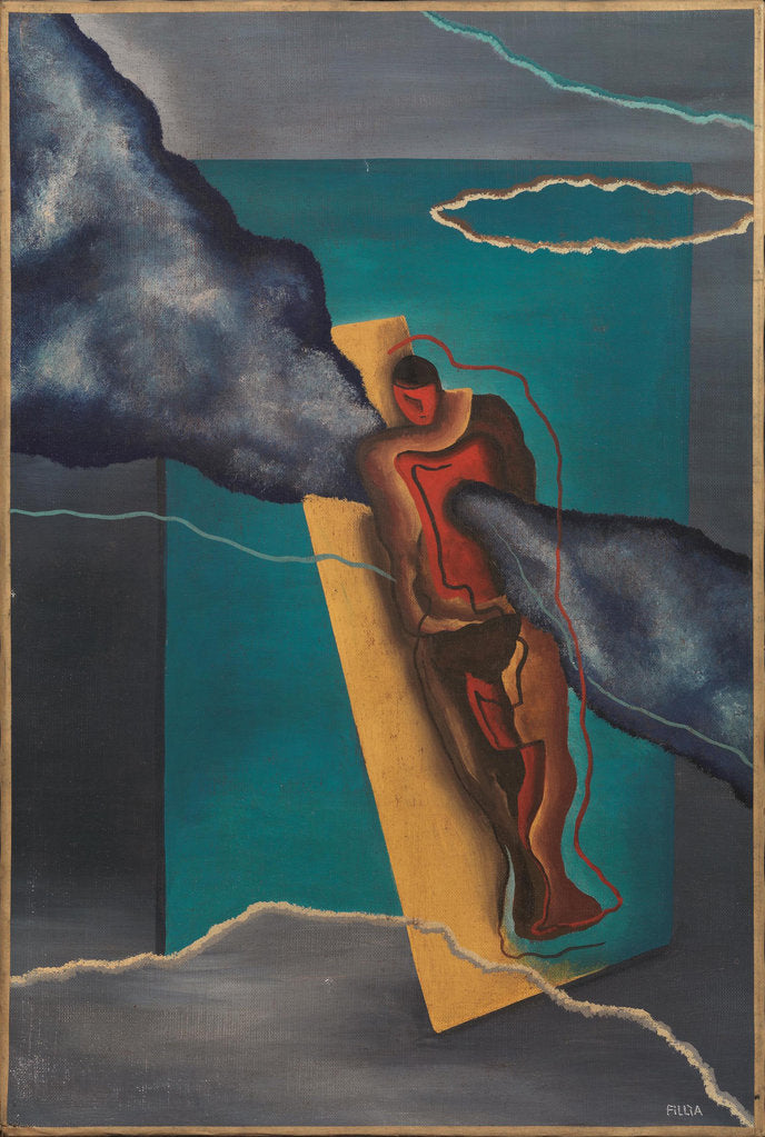 Detail of Futurist Composition by Anonymous