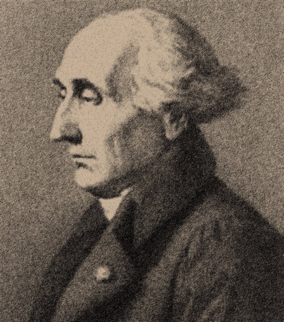 Detail of Portrait of the mathematician Joseph-Louis Lagrange by Anonymous