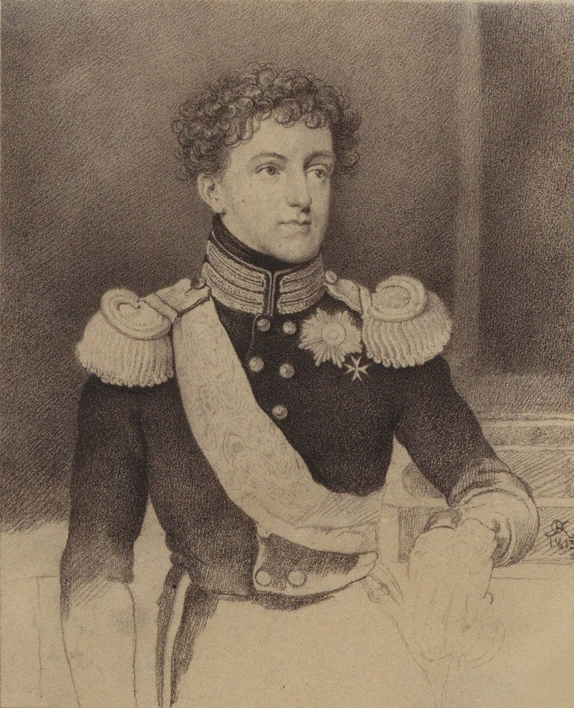 Detail of Portrait of Grand Duke Nikolai Pavlovich, 1813 by Anonymous