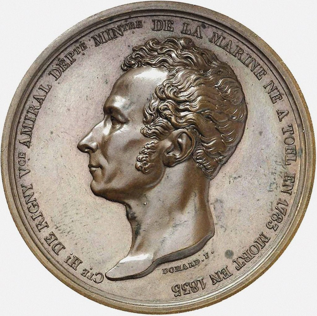 Detail of Henri Comte de Rigny by Anonymous