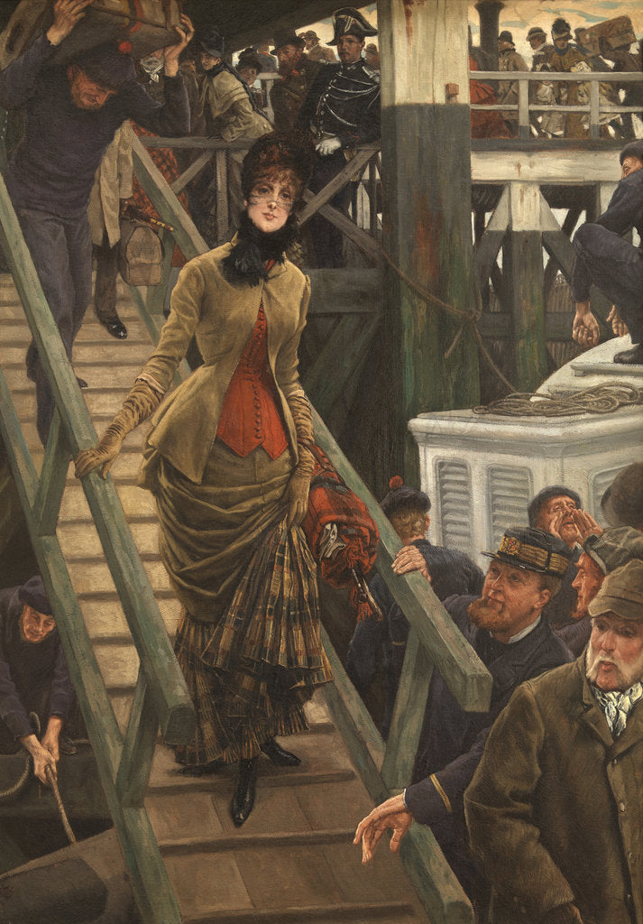 Detail of The traveler, 1883-1885 by Anonymous