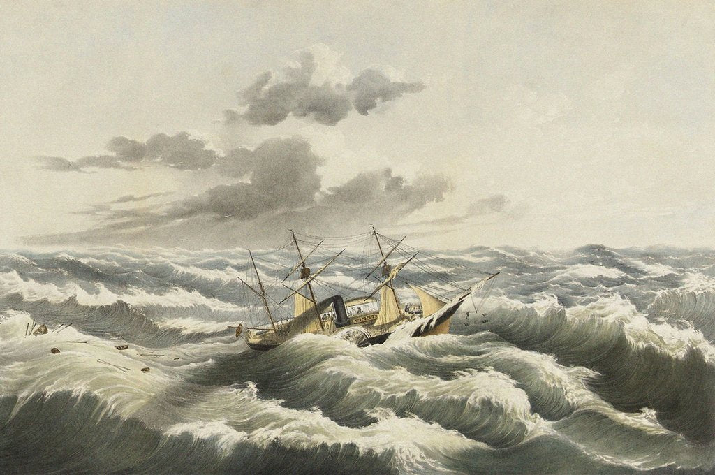 Detail of HMS Virago, 1859 by Anonymous