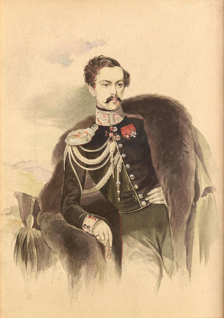 Detail of Portrait of Count Nikolay Vladimirovich Adlerberg by Anonymous