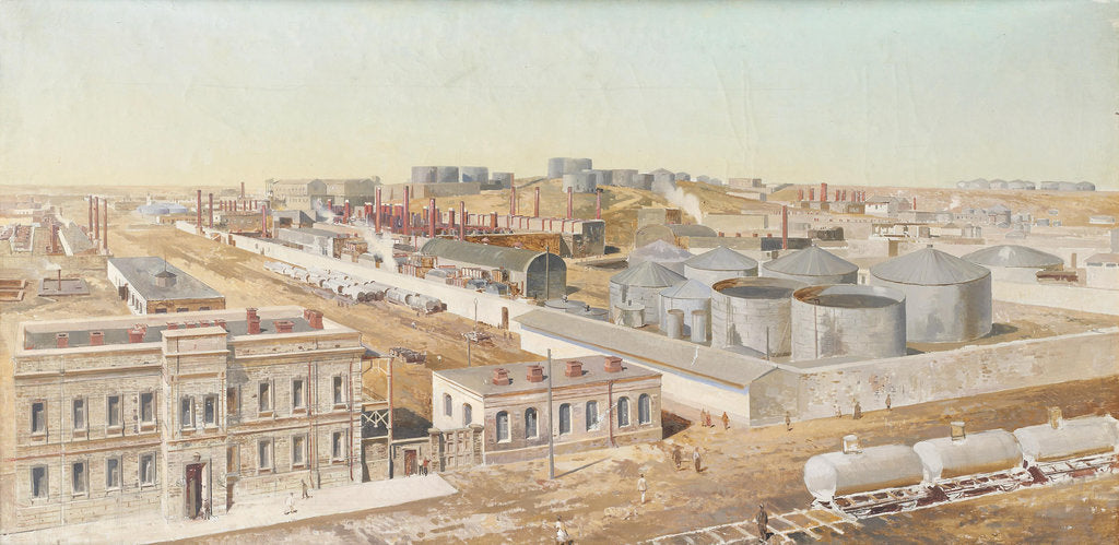 Detail of The Nobel Brothers Petroleum Company in Baku, Second Half of the 19th cen by Anonymous