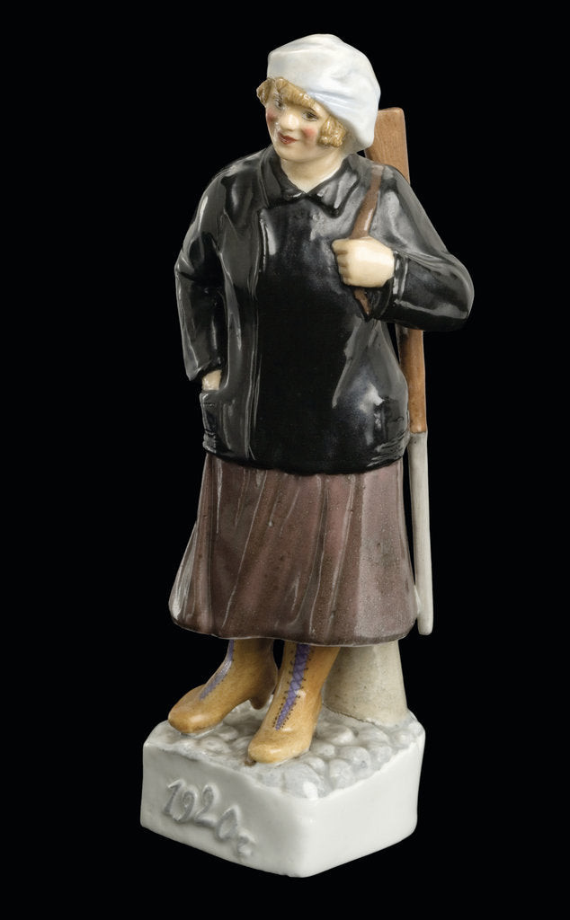 Detail of Militiawoman, 1920 by Anonymous