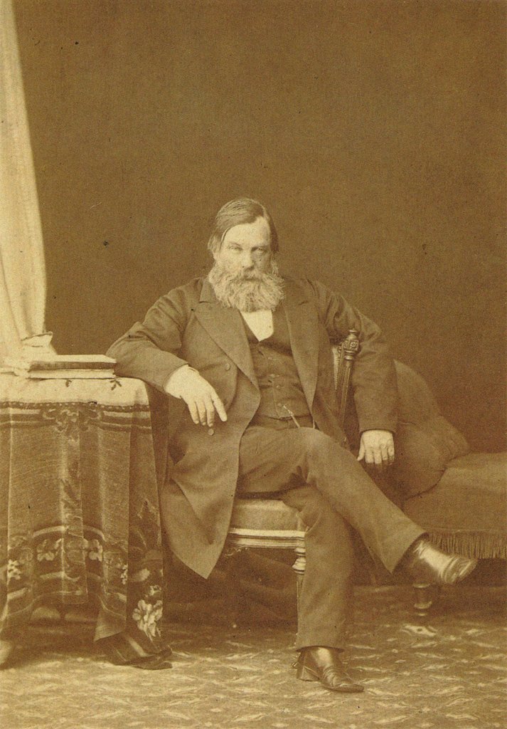Detail of Pavel Ivanovich Melnikov (Andrey Pechersky), 1870s-1880s by Anonymous