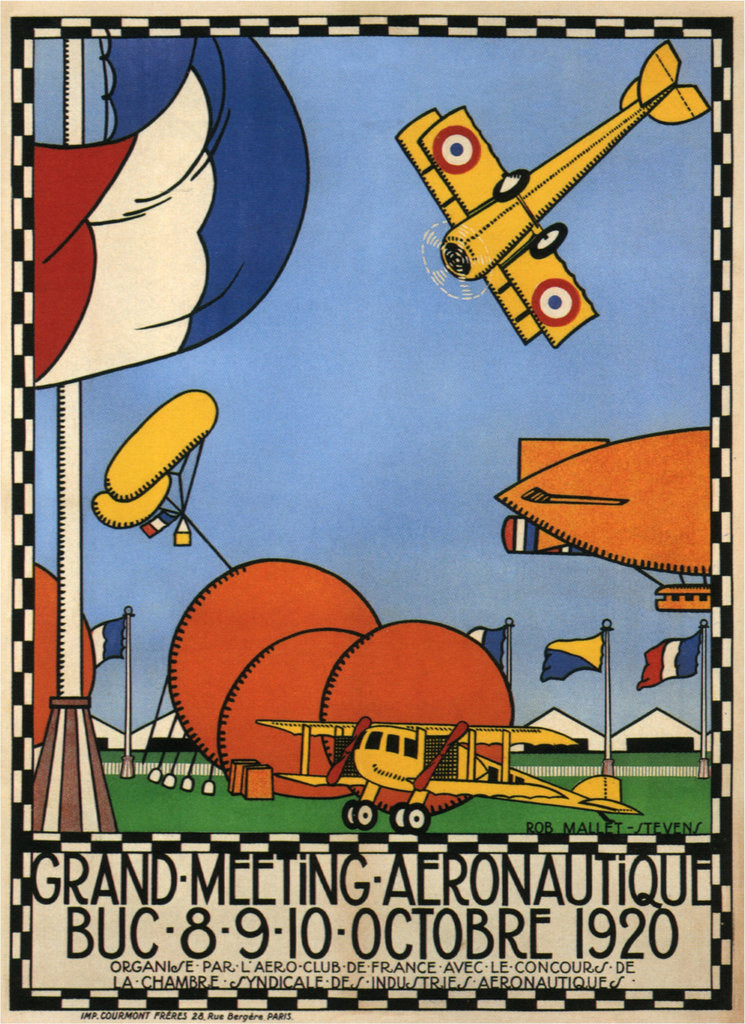 Detail of Grand Meeting Aeronautique, 1920 by Anonymous